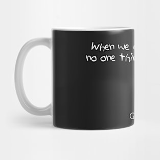 Albert Einstein - think Mug